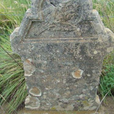 Free State, MARQUARD district, Smaldeel 187, Johannes, farm cemetery