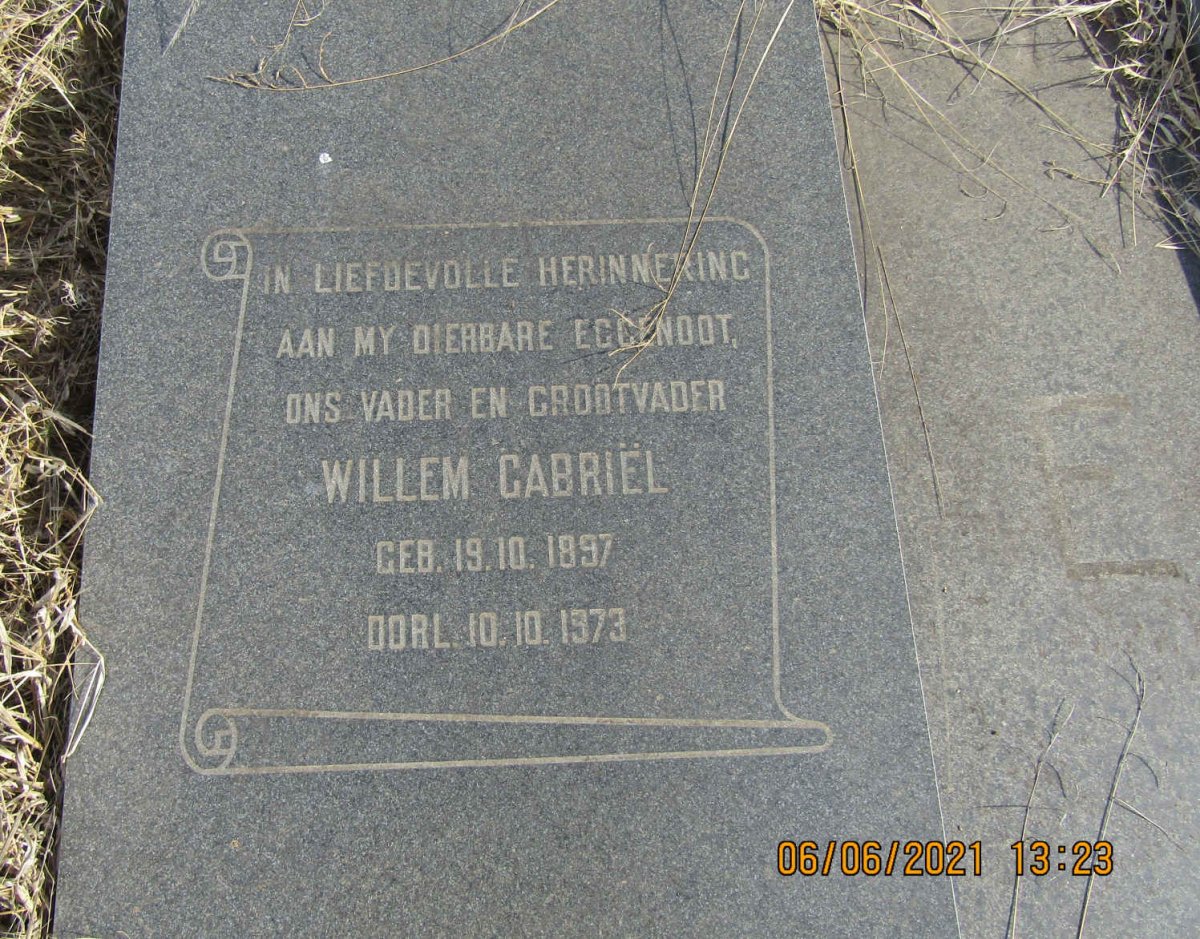 ? Willem Gabriel 1897-1973