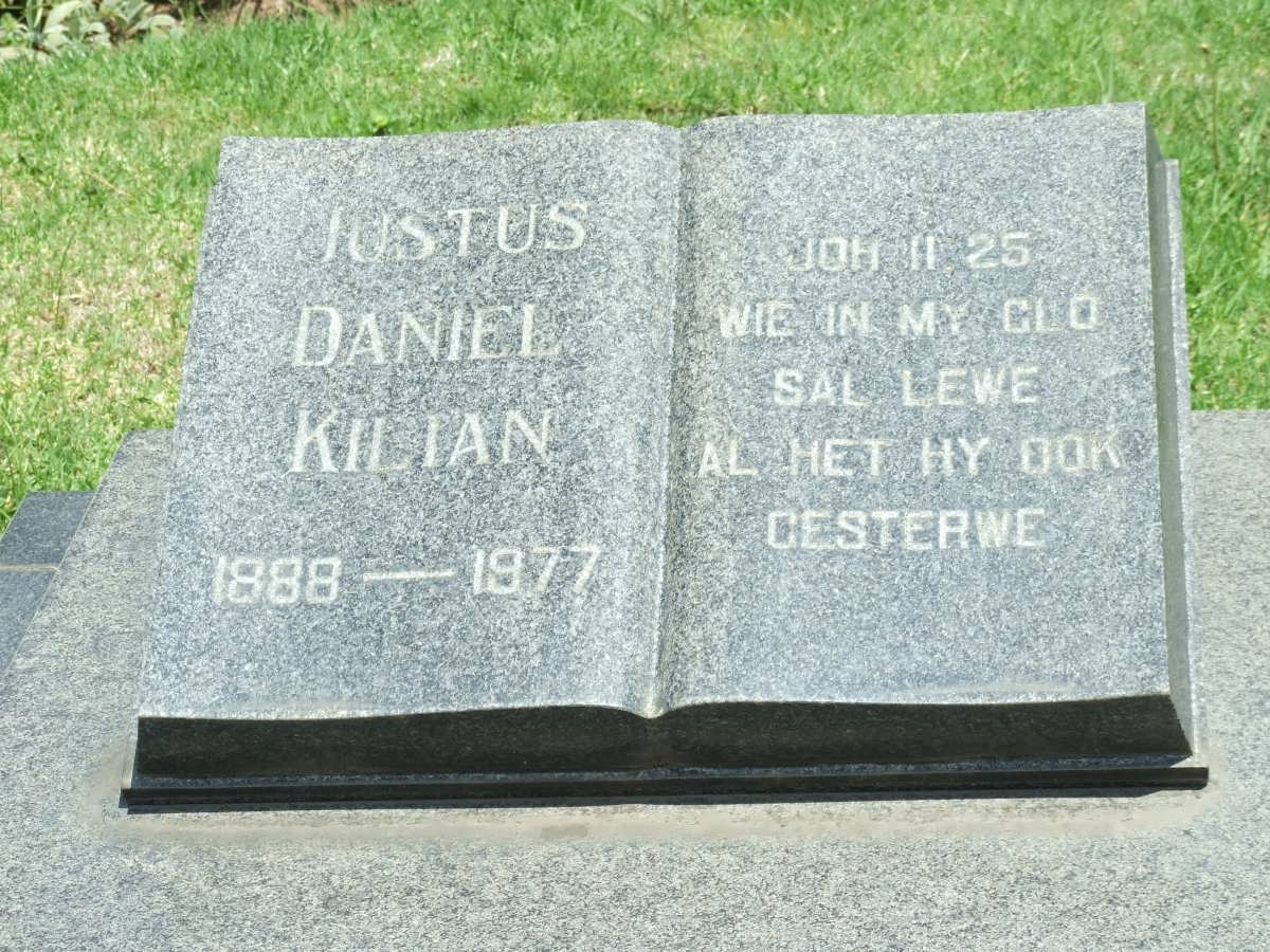 KILIAN Justus Daniel 1888-1977