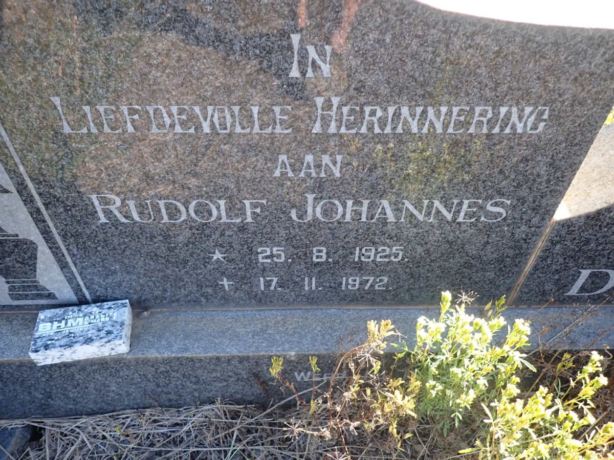 ? Rudolf Johannes 1925-1972