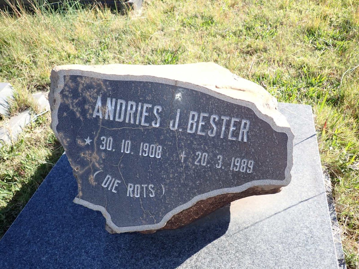 BESTER Andries J. 1908-1989