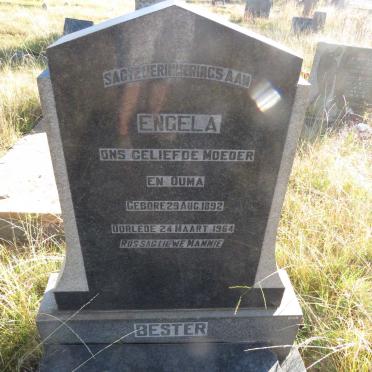 BESTER Engela 1892-1964