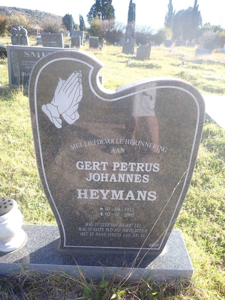 HEYMANS Gert Petrus Johannes 1952-2005