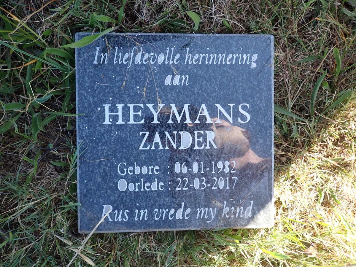 HEYMANS Zander 1982-2017