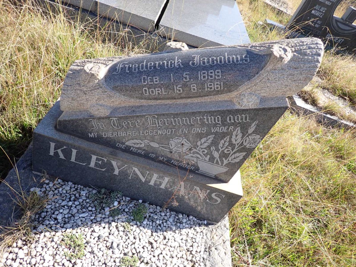 KLEYNHANS Frederick Jacobus 1899-1961