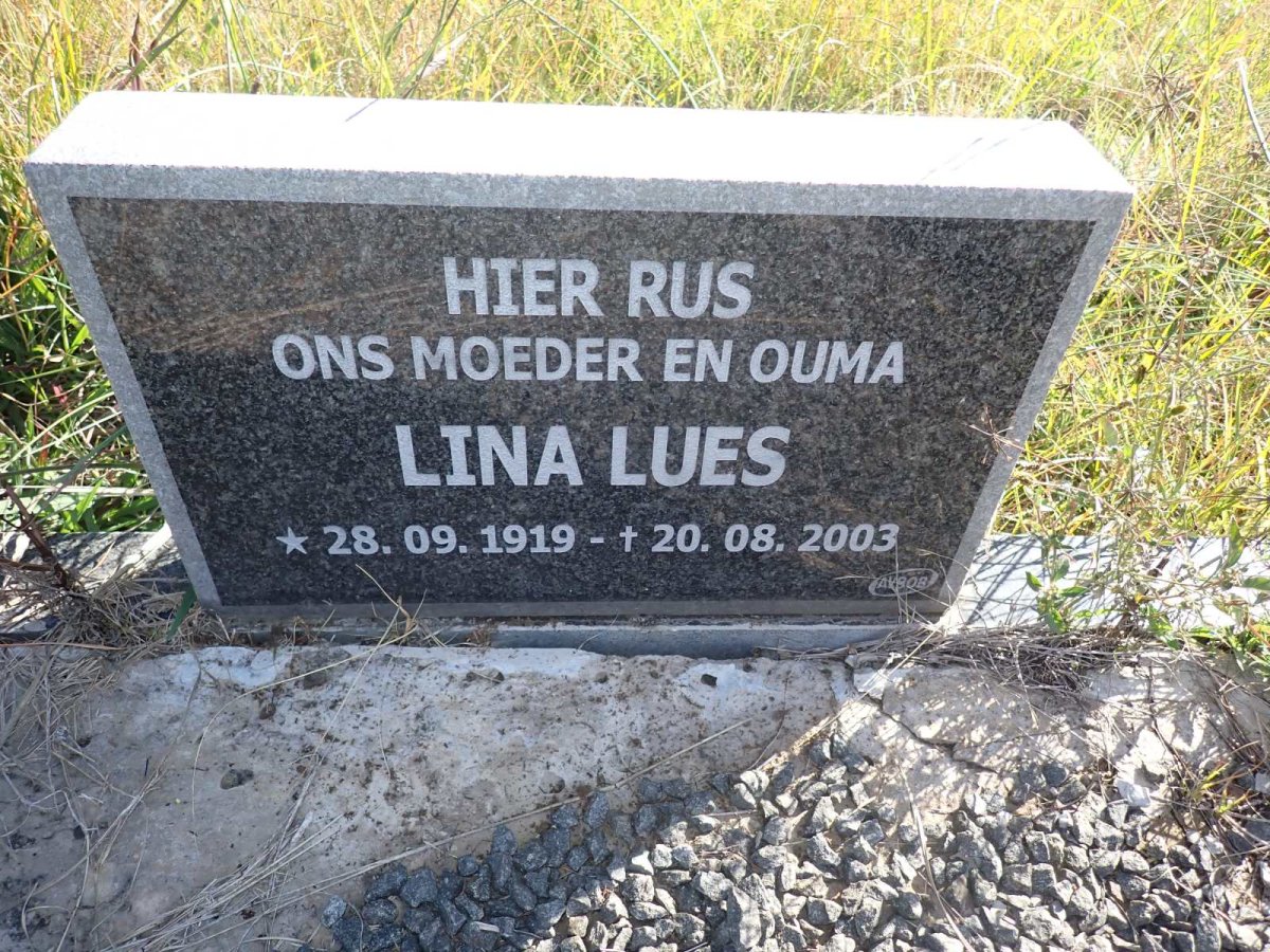 LUES Lina 1919-2003