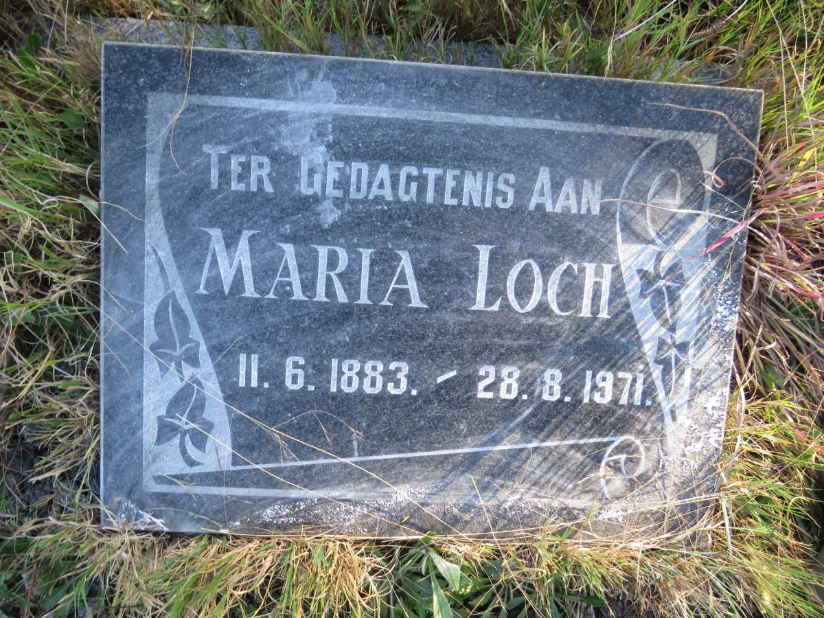 LOCH Maria 1883-1971
