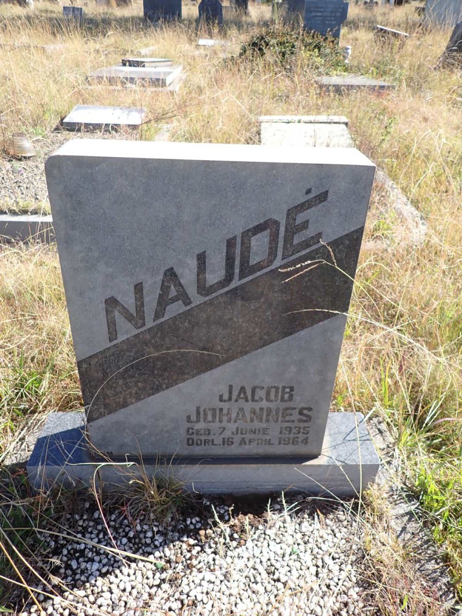 NAUDE Jacob Johannes 1935-1964
