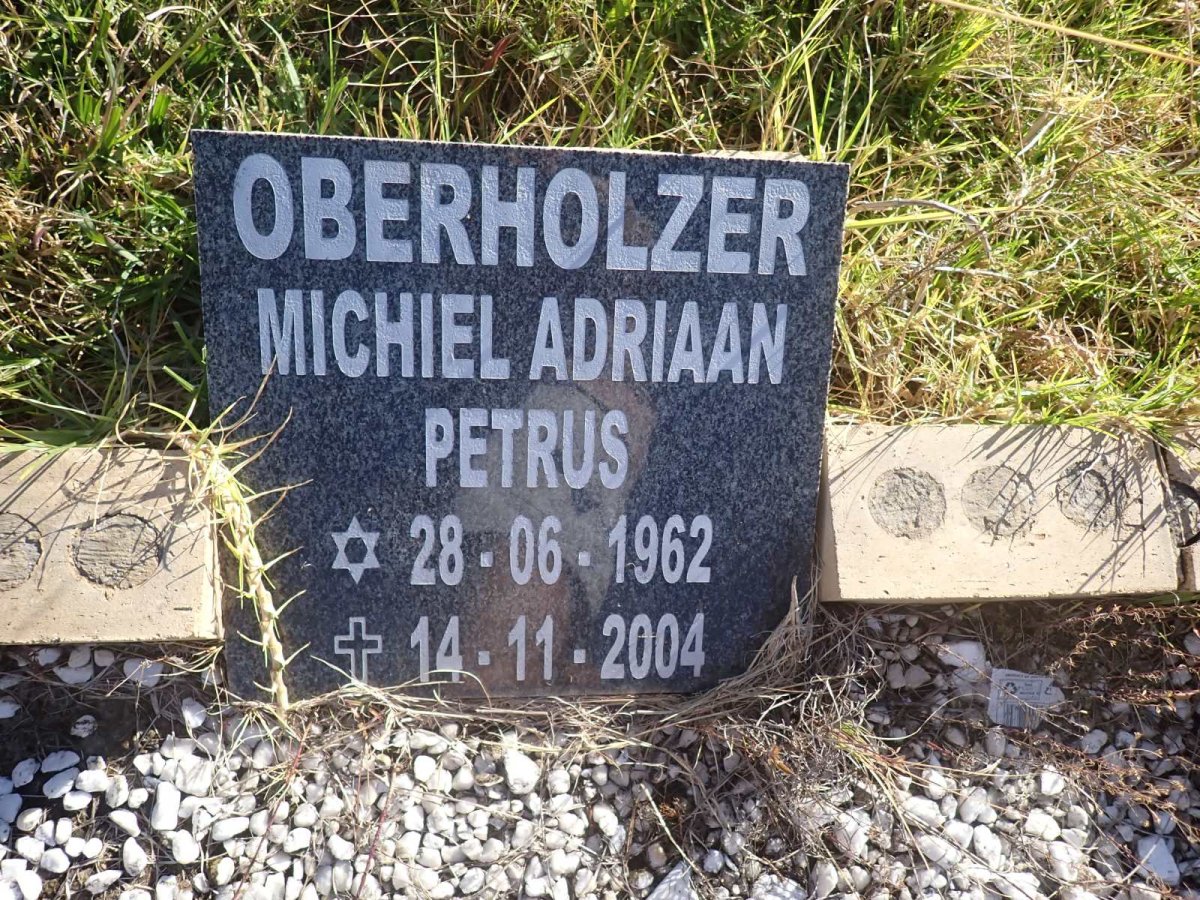 OBERHOLZER Michiel Adriaan Petrus 1962-2004