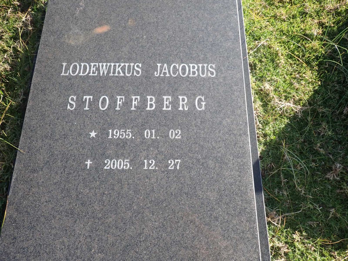 STOFFBERG Lodewikus Jacobus 1955-2005