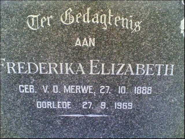 SCHALKWYK Cornelius Tobias, van 1881-1974  &amp; Frederika Elizabeth V.D. MERWE 1888-1969 _3