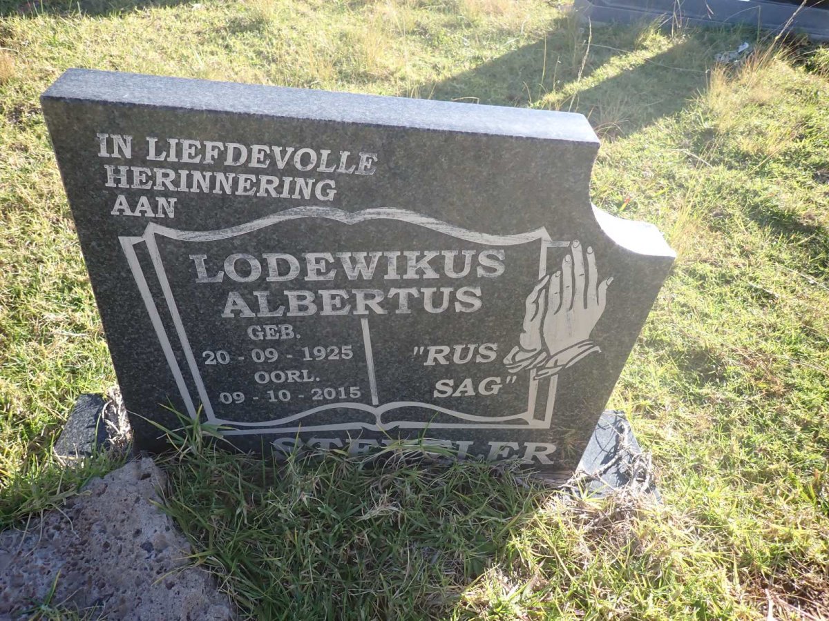 STEYTLER Lodewikus Albertus 1925-2015