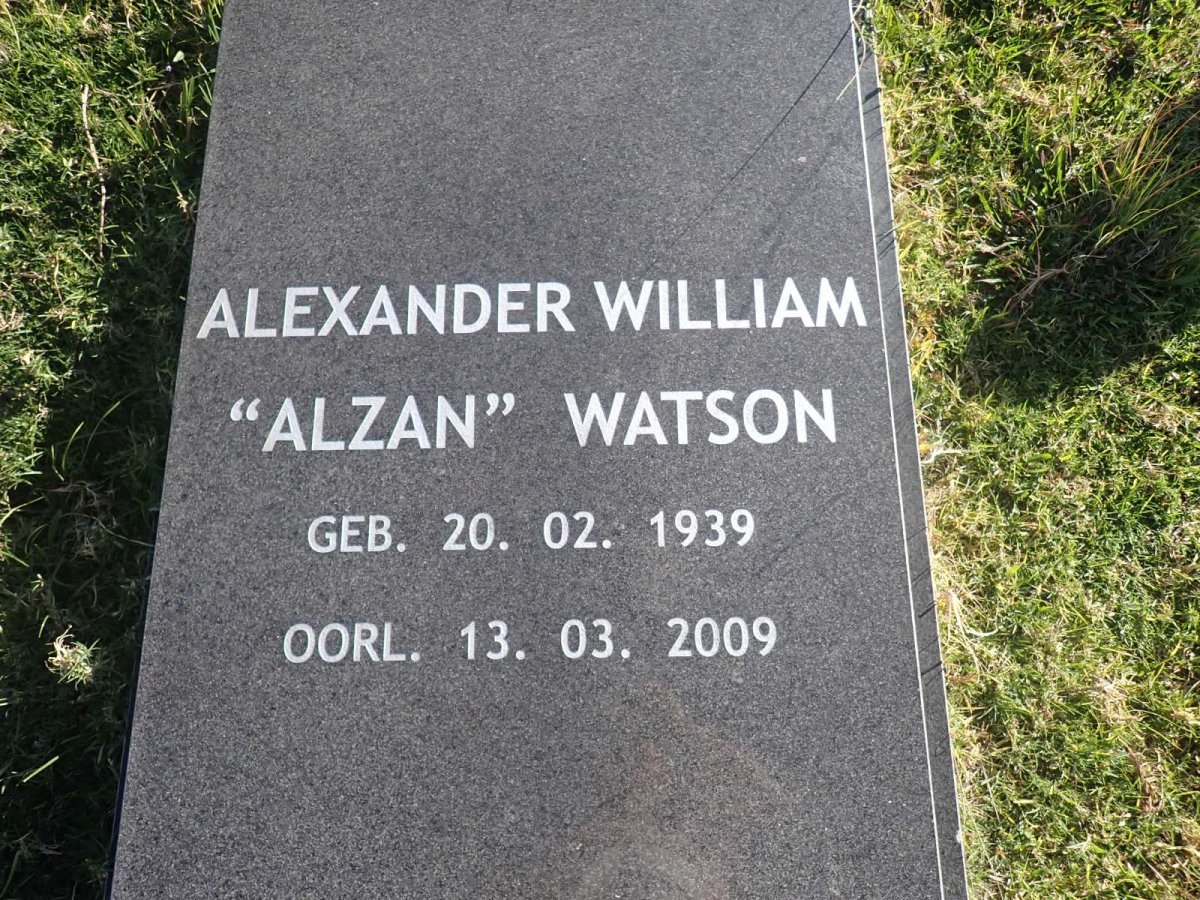 WATSON Alexander William 1939-2009