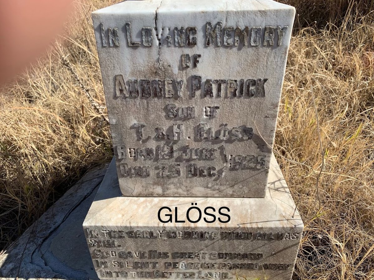 GLOSS Aubrey Patrick 1925-1925