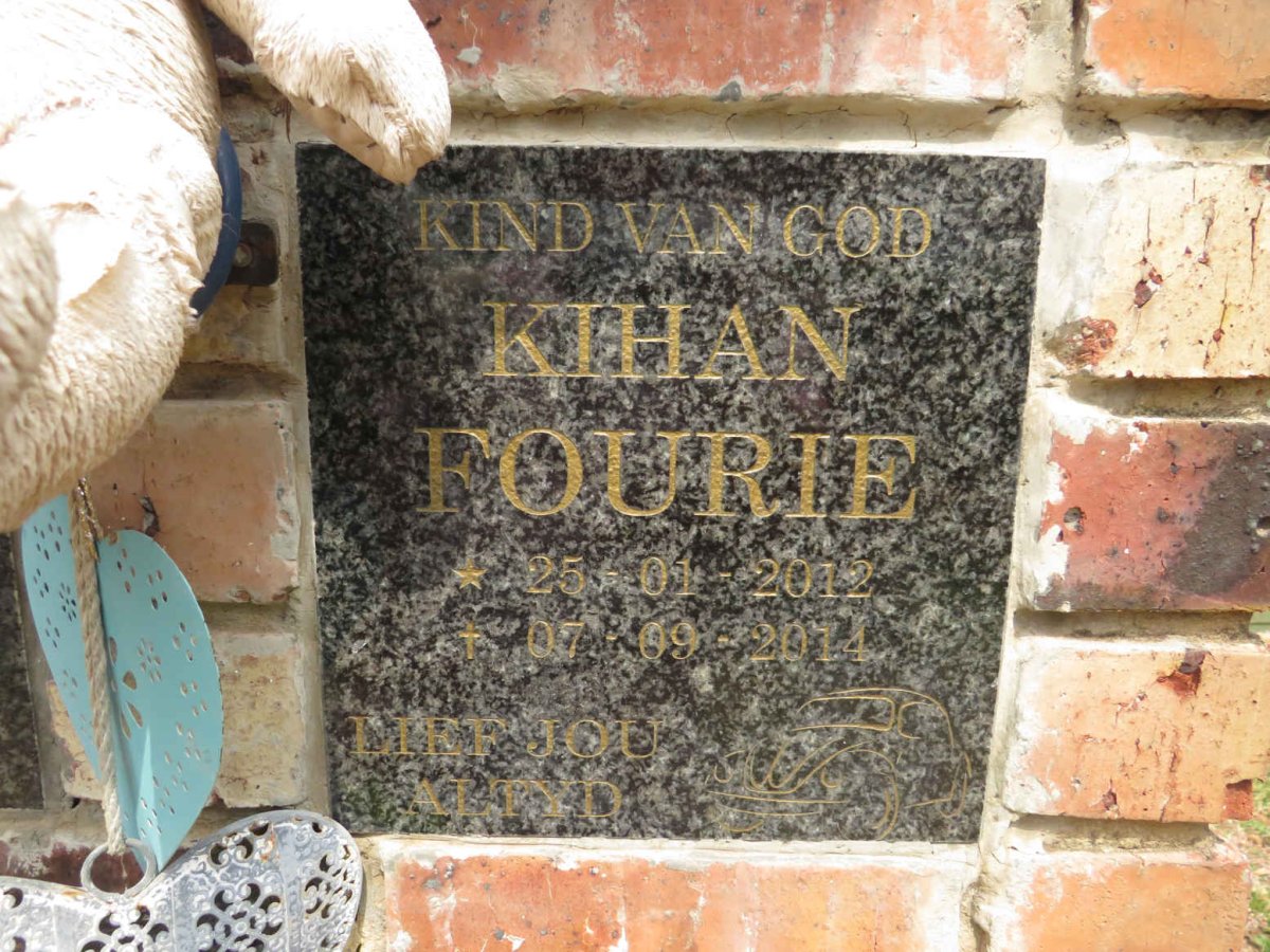 FOURIE Kihan 2012-2014