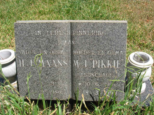 ? H.J. 1913-1986 &amp; M.J. LABUSCHAGNE 1915-1999