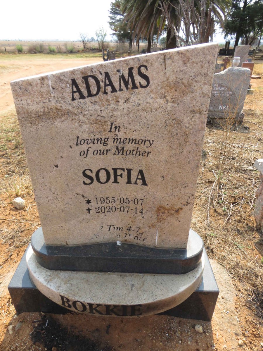 ADAMS Sofia 1955-2020