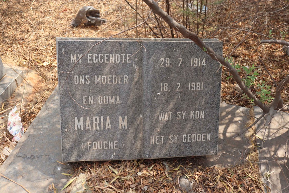 GOOSEN Antonie Christoffel 1909-1990 & Maria M. FOUCHE 1914-1981 _3