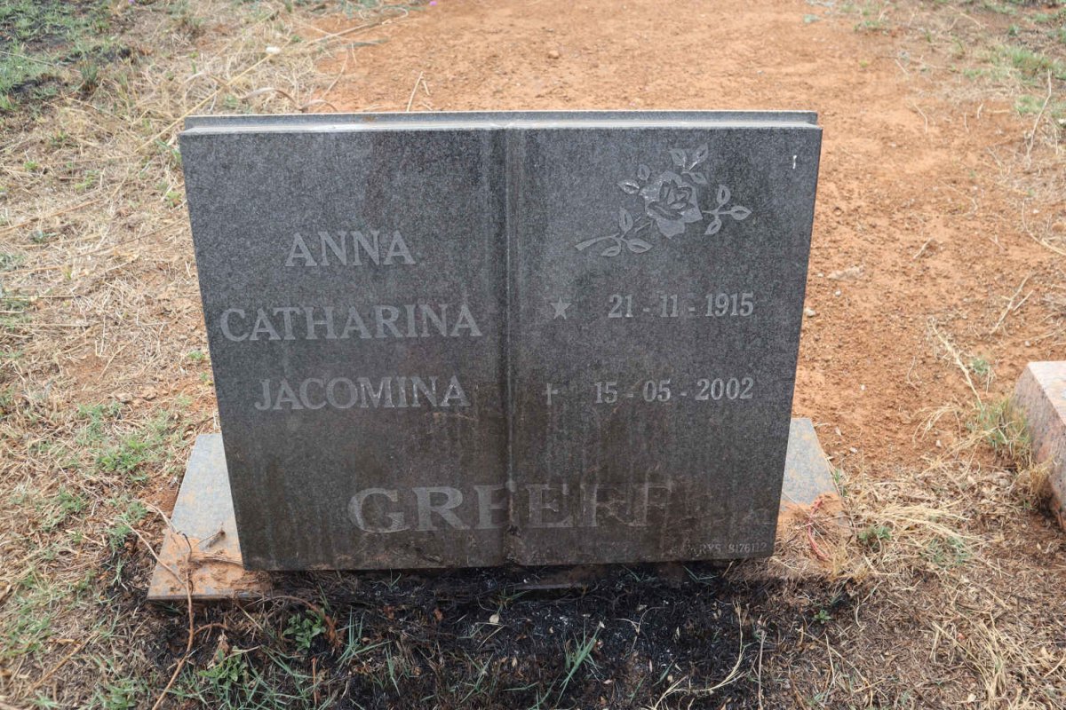 GREEF Anna Catharina Jacomina 1915-2002
