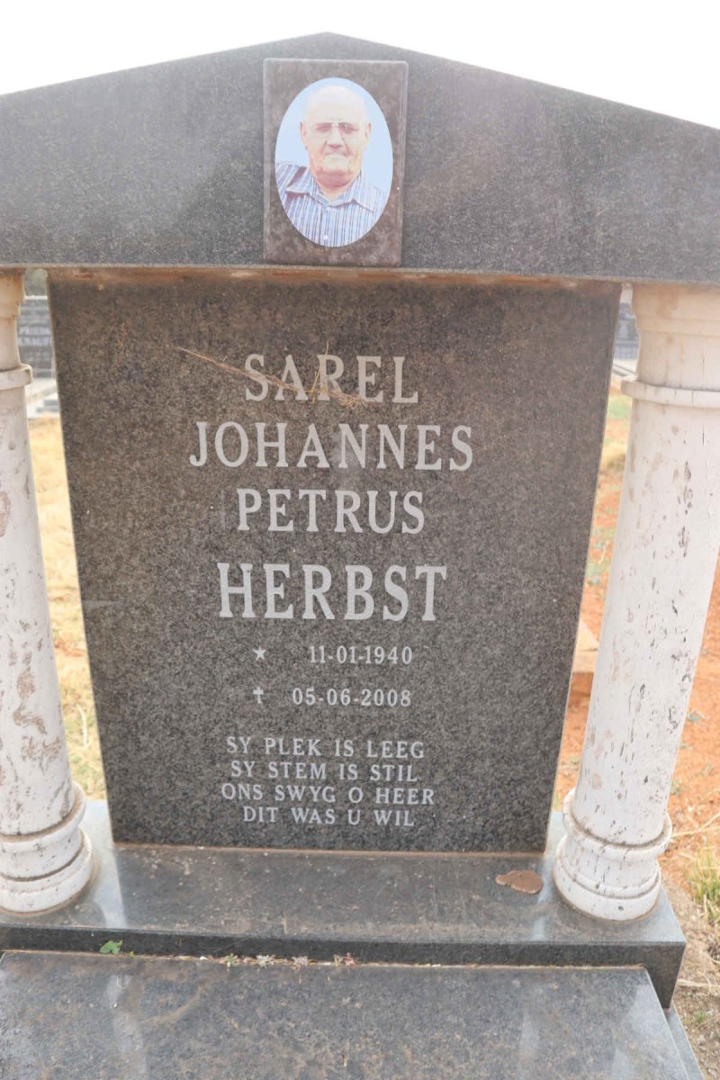 HERBST Sarel Johannes Petrus 1940-2008