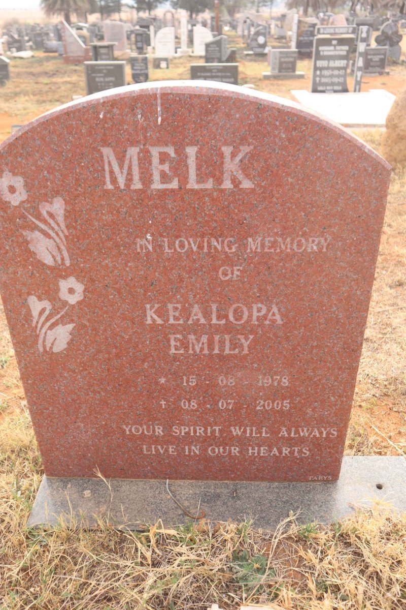 MELK Kealopa Emily 1978-2005