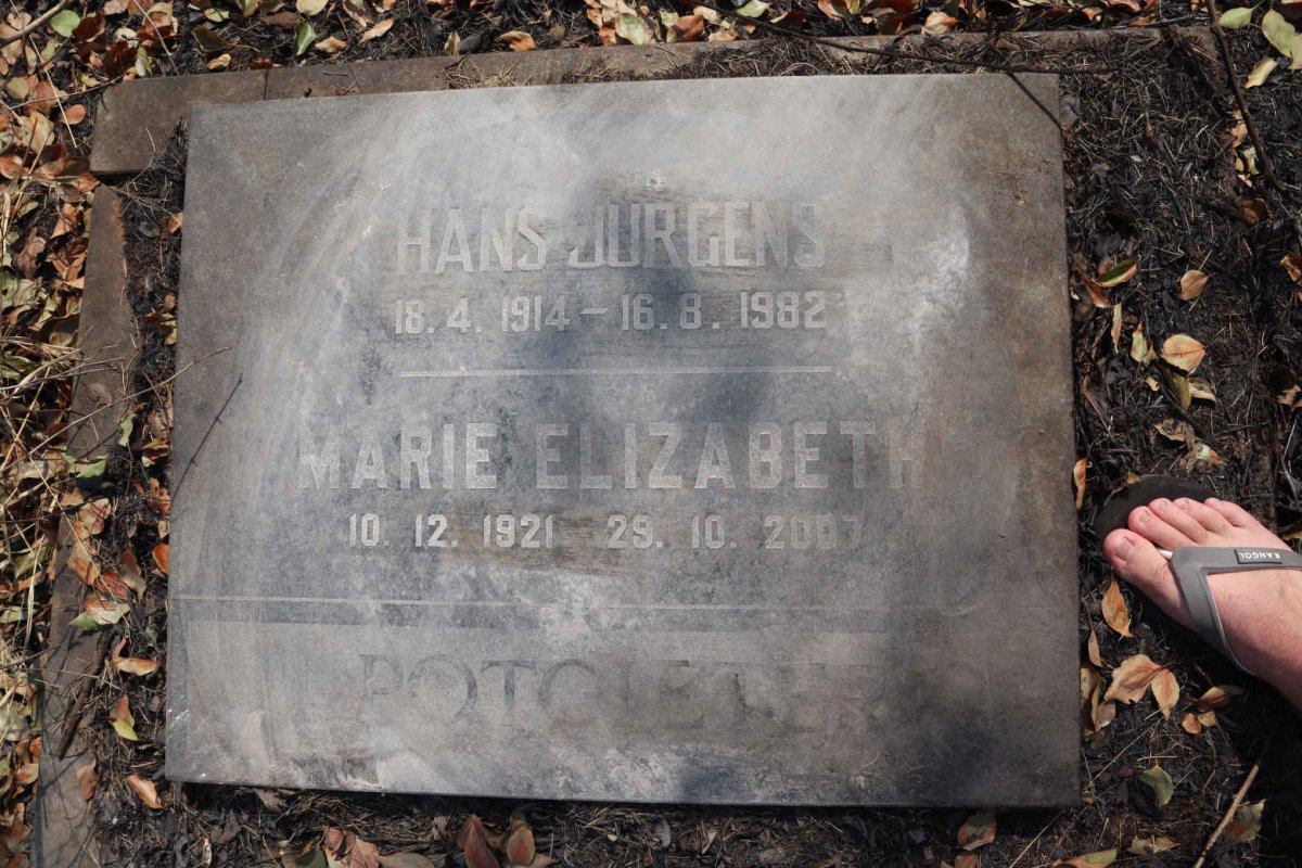 POTGIETER Hans Jurgens 1914-1982 & Marie Elizabeth 1921-2007