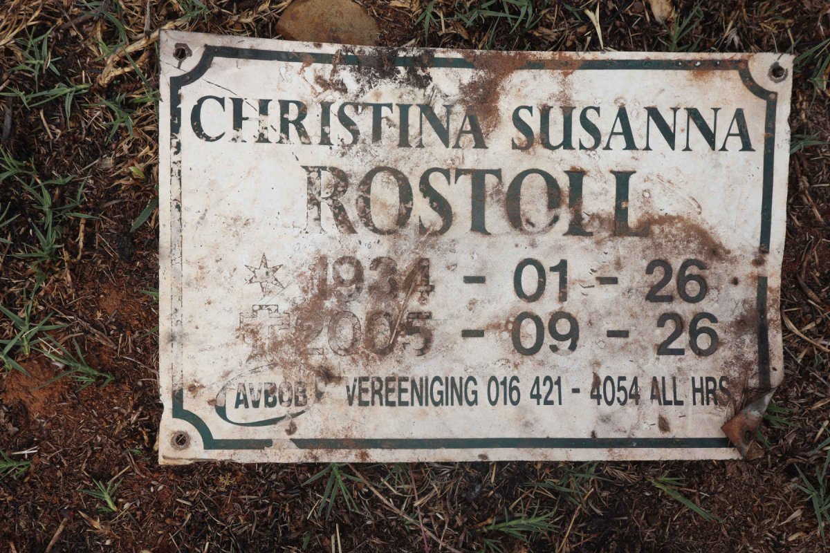 ROSTOLL Christina Susanna 1934-2005