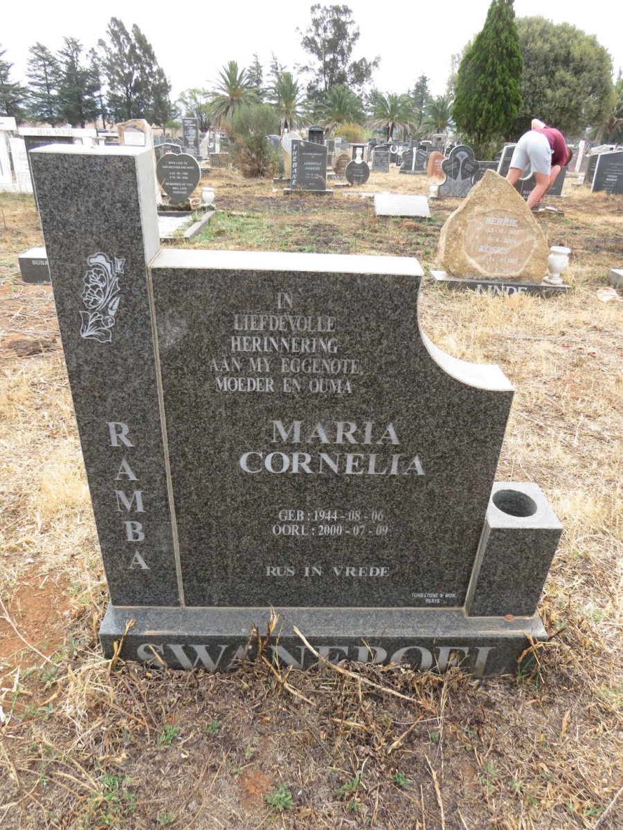 SWANEPOEL Maria Cornelia 1944-2000