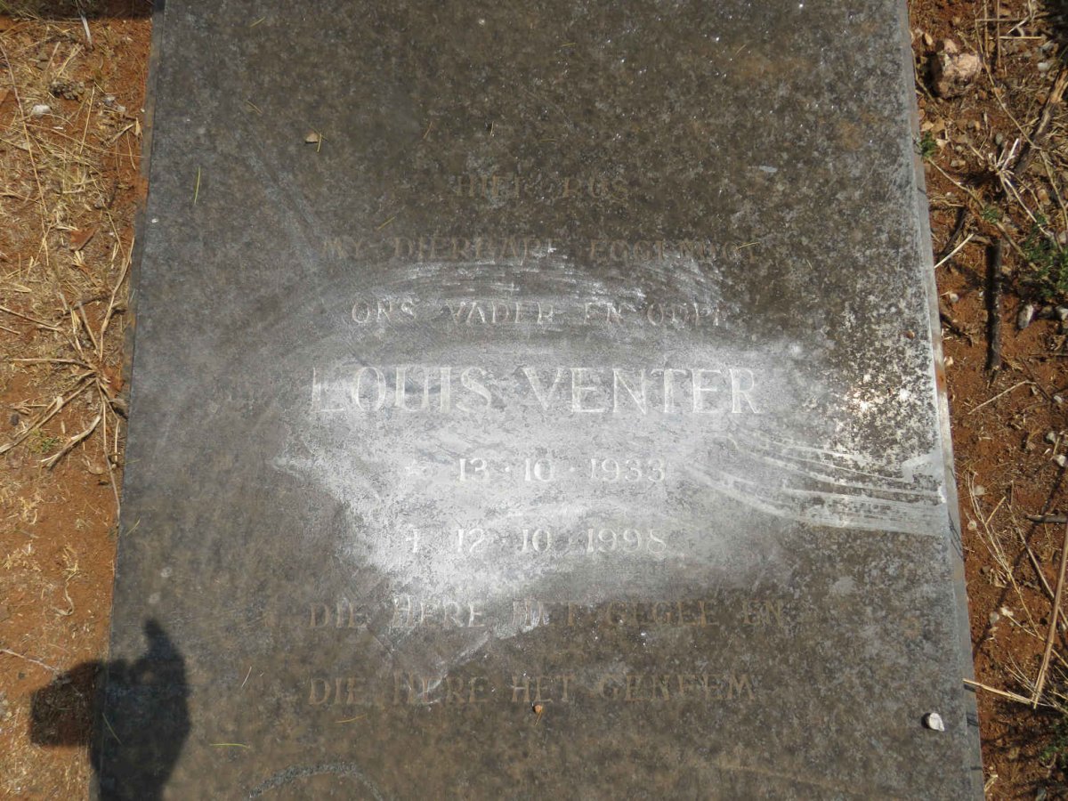 VENTER Louis 1933-1998