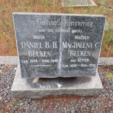 BEUKES Daniel B.H. 1884-1949 &amp; Magdalena C. KEYTER 1886-1949