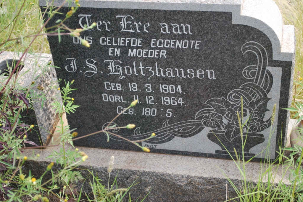 HOLTZHAUSEN J.S. 1904-1964