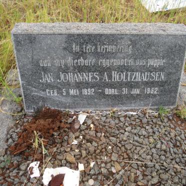HOLTZHAUSEN Jan Johannes A. 1892-1952