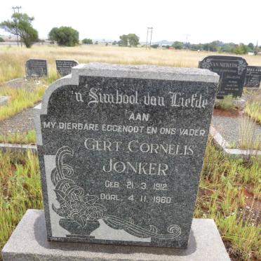 JONKER Gert Cornelis 1912-1960