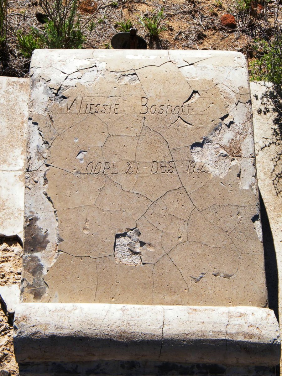 BOSHOFF Wiessie -192?