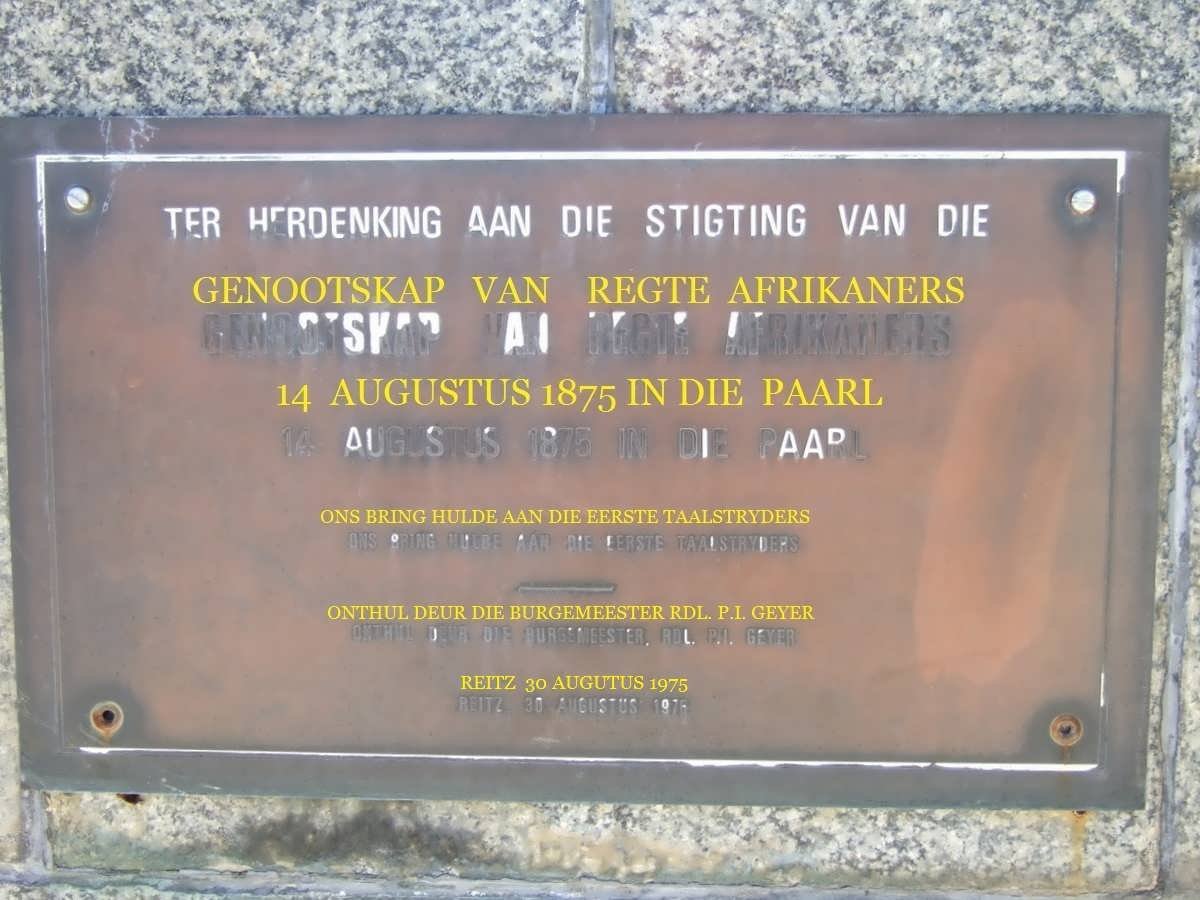 7. Genootskap van Regte Afrikaners