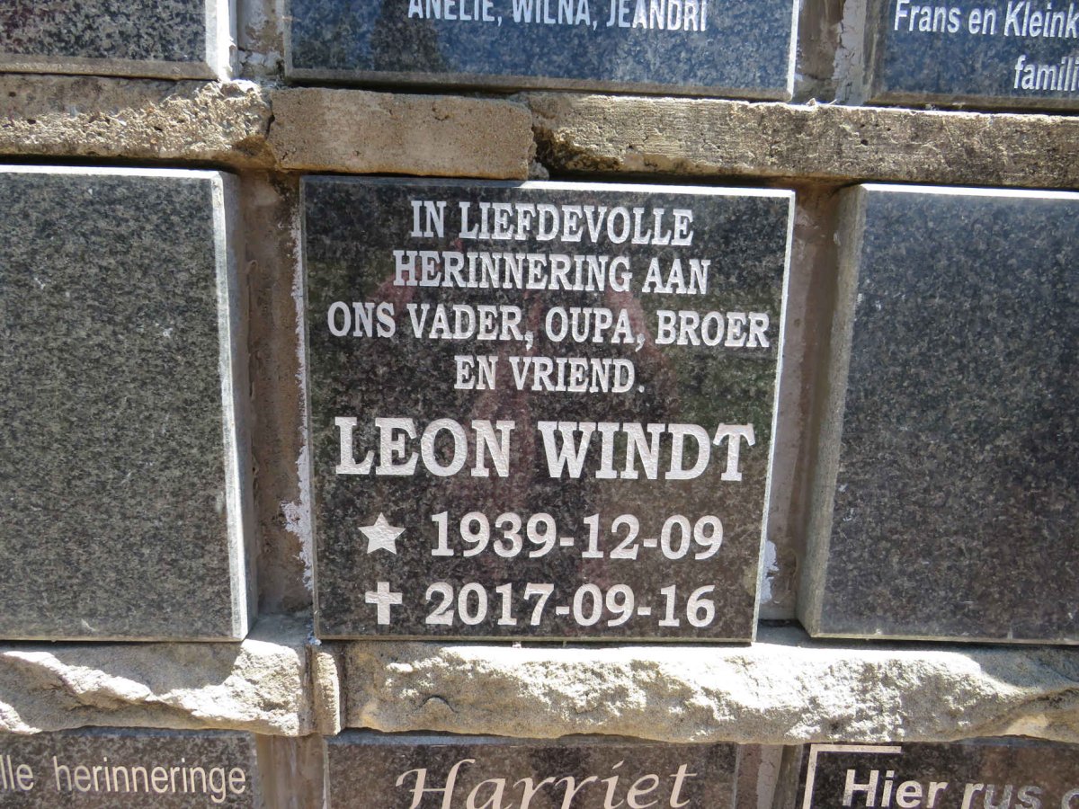 WINDT Leon 1939-2017