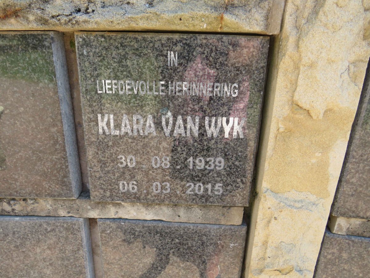 WYK Klara, van 1939-2015