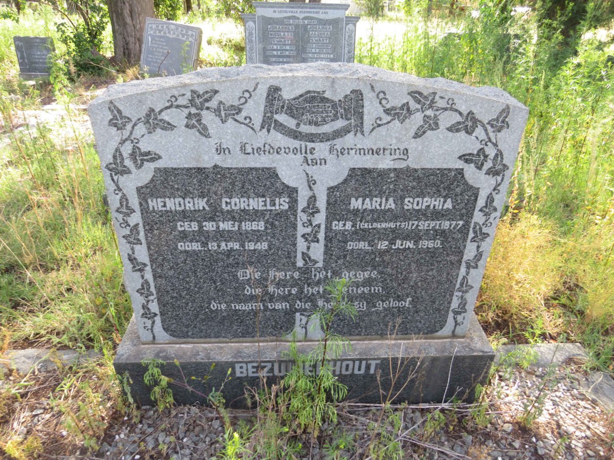 BEZUIDENHOUT Hendrik Cornelis 1868-1948 & Maria Sophia GELDENHUYS 1877-1960