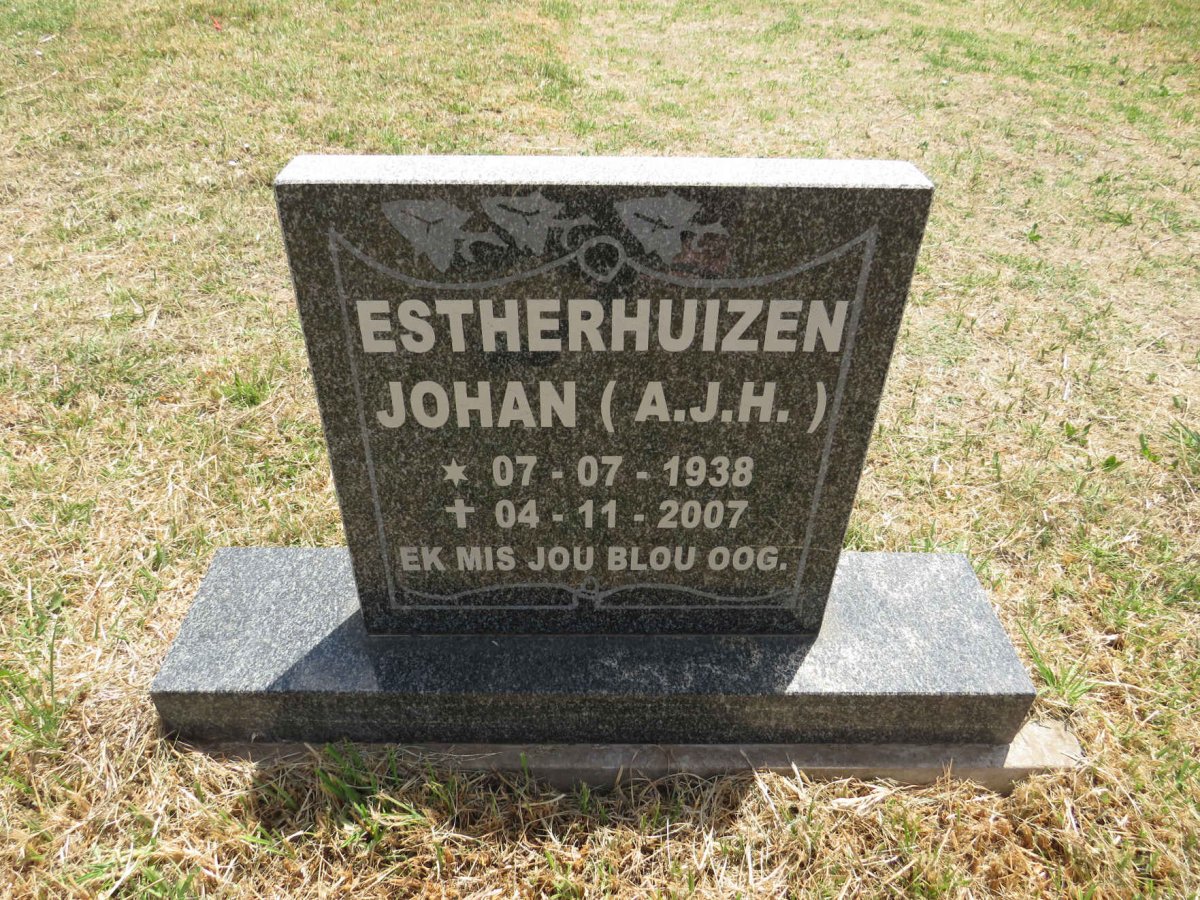 ESTHERHUIZEN A.J.H. 1938-2007