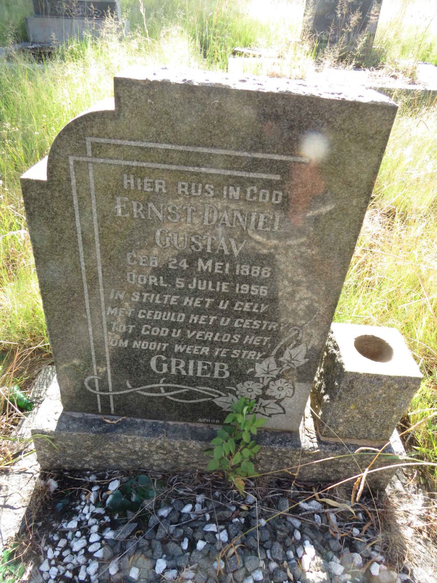 GRIEB Ernst Daniel Gustav 1888-1956