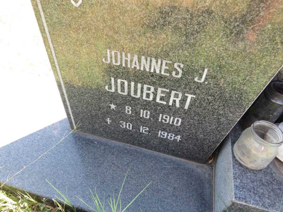 JOUBERT Johannes J. 1910-1984