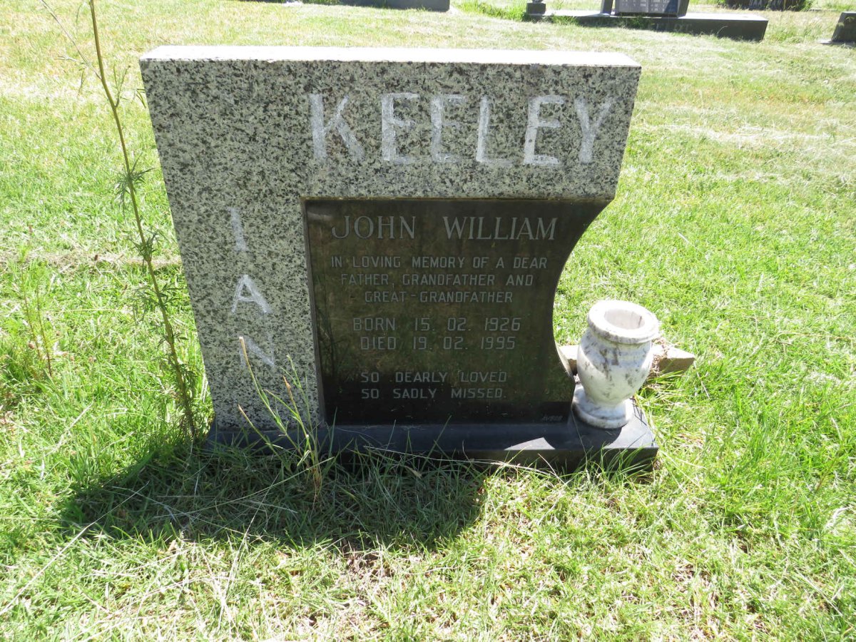 KEELEY John William 1926-1995