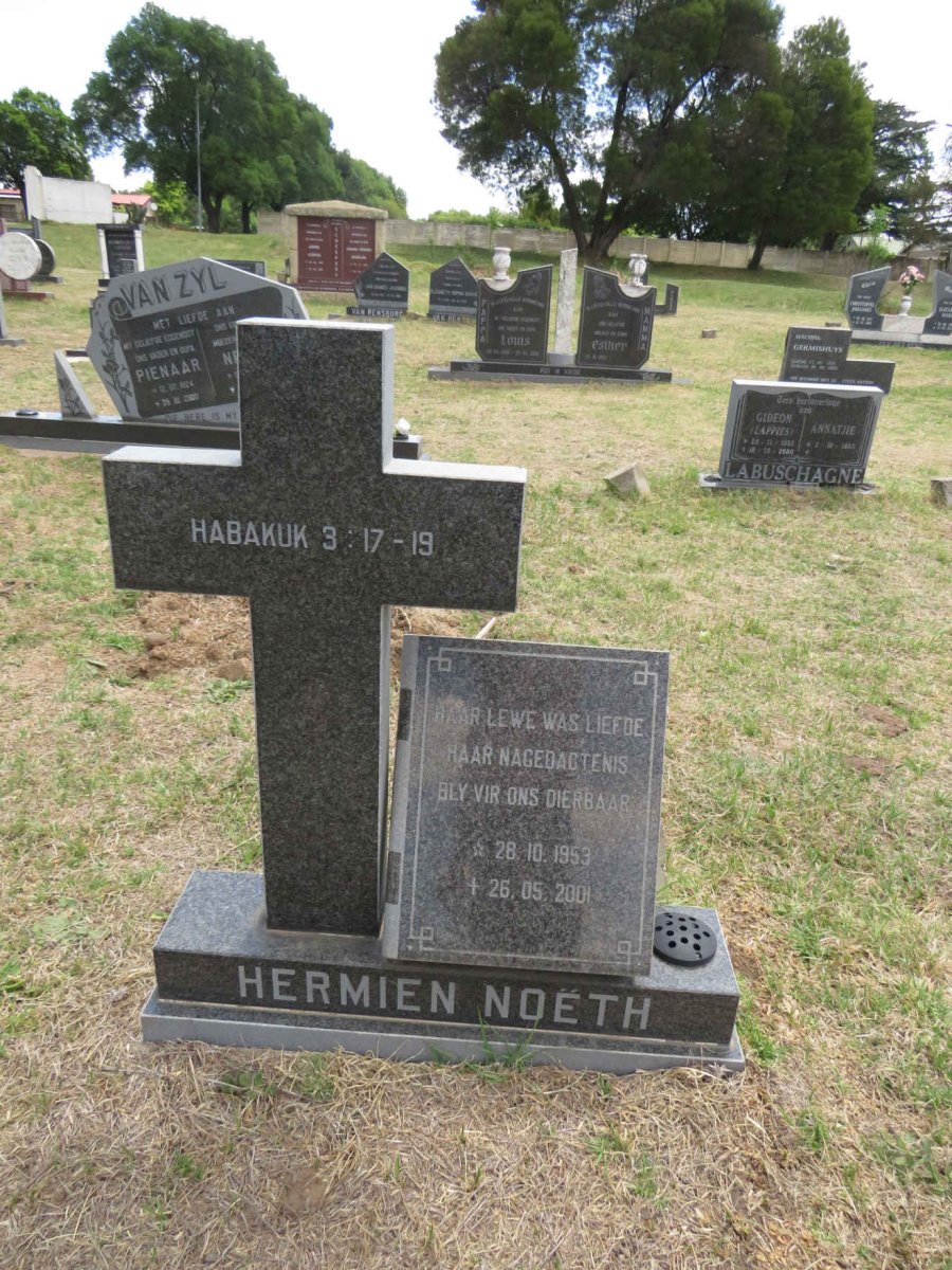 NOETH Hermien 1953-2001
