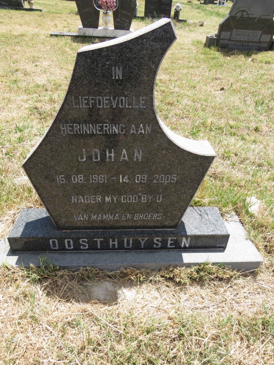 OOSTHUYSEN Johan 1961-2005
