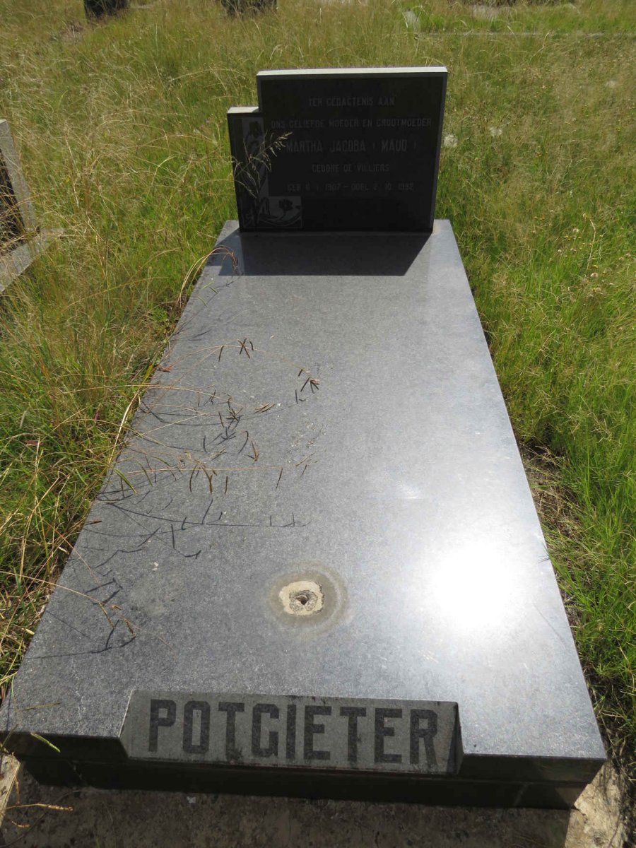 POTGIETER Martha Jacoba nee DE VILLIERS 1907-1992 _2