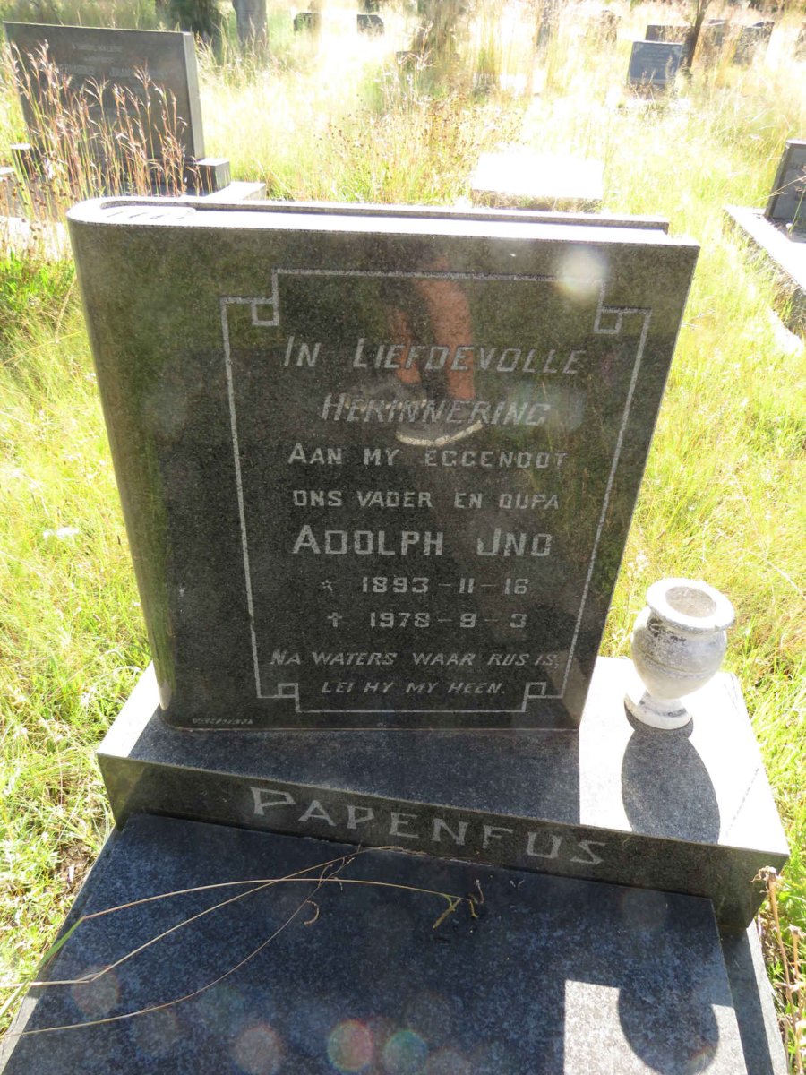 PAPENFUS Adolf Jno 1893-1978