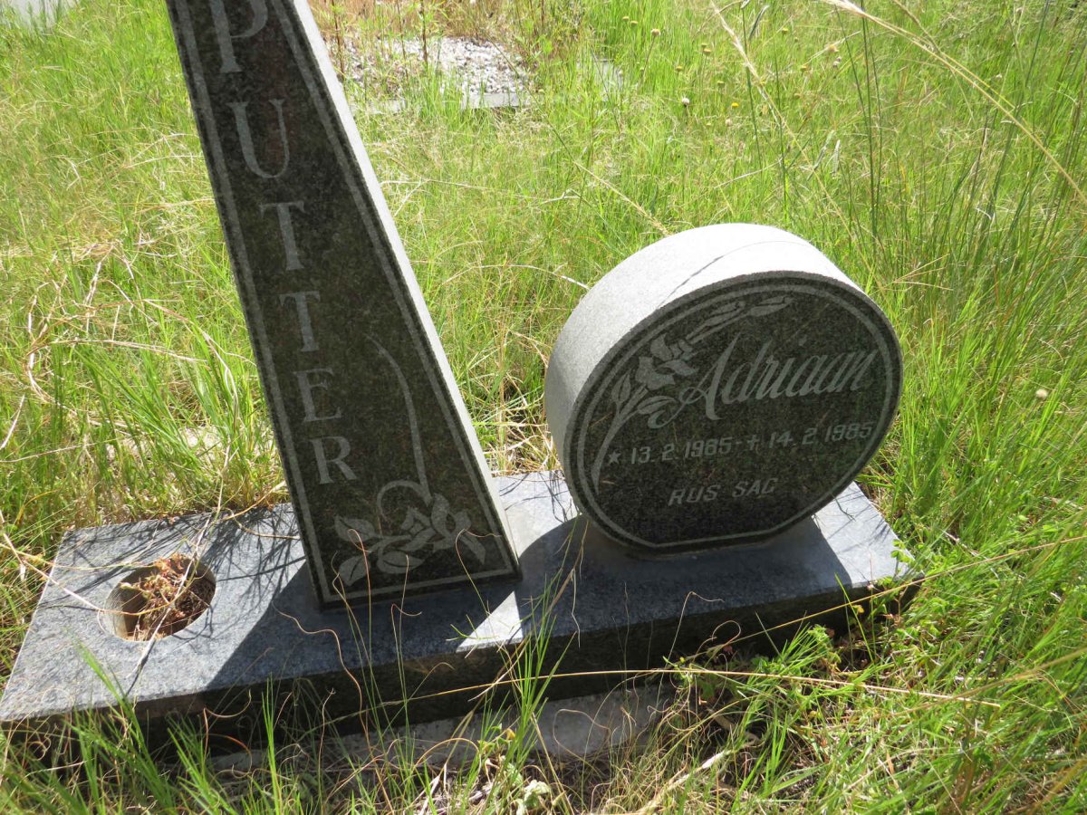 PUTTER Adriaan 1985-1985