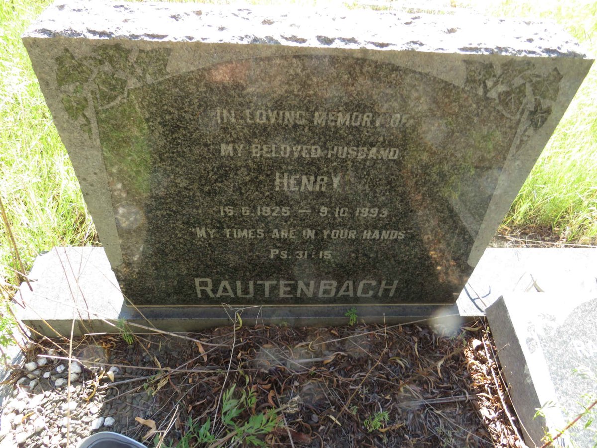 RAUTENBACH Henry 1925-1999