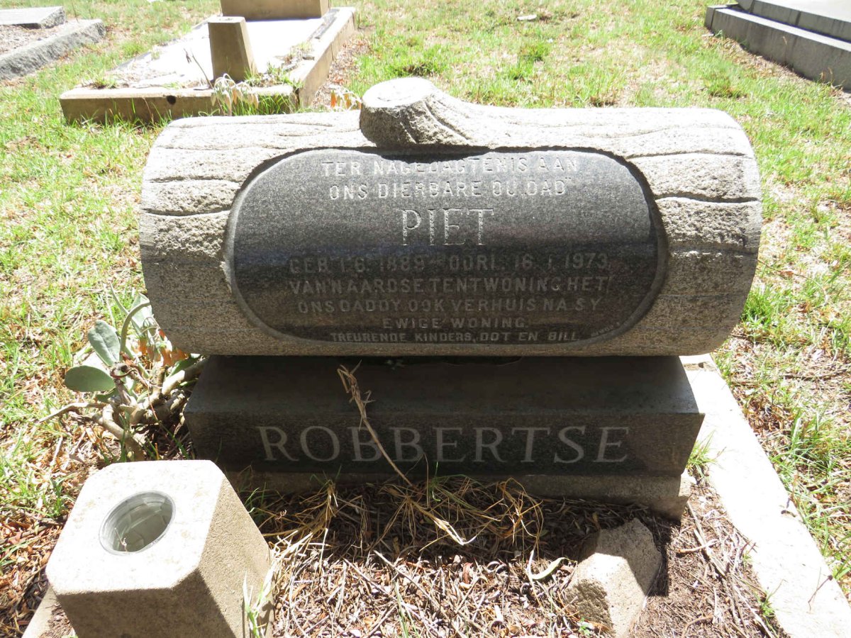 ROBBERTSE Piet 1889-1973