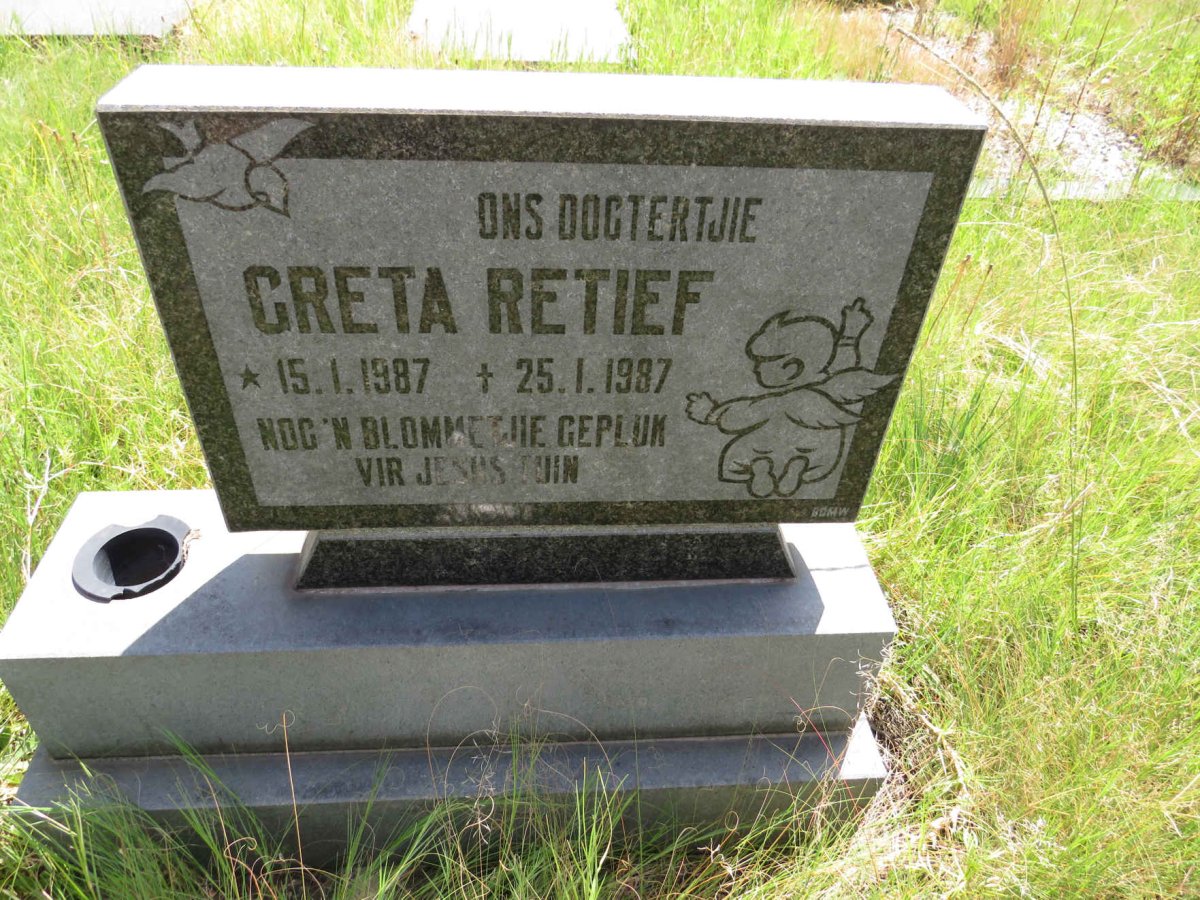 RETIEF Greta 1987-1987